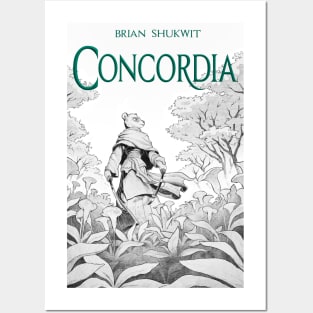 Concordia - Teal Title Posters and Art